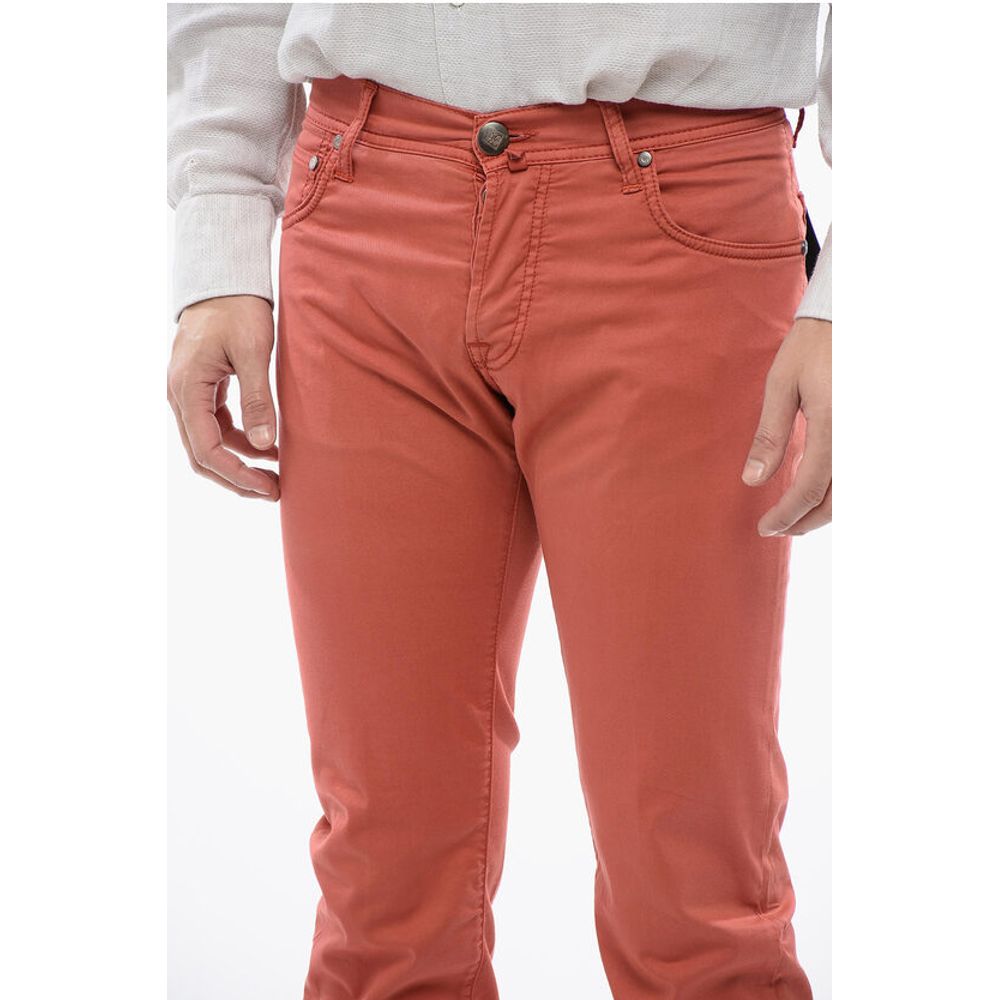 Corneliani ID LUXURY DENIM Ton-sur-ton Embroidered Denims