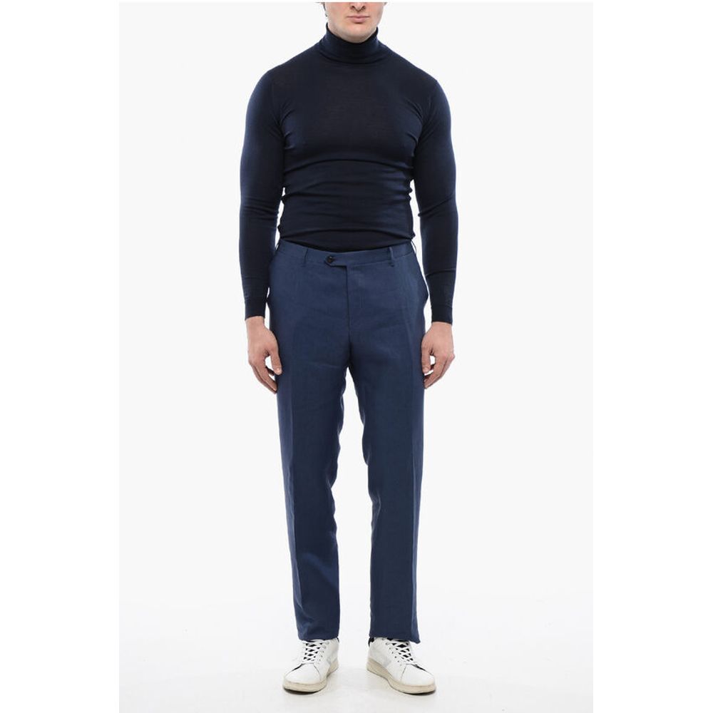 Corneliani 4-Pocketed ACADEMY Pure Linen Pants