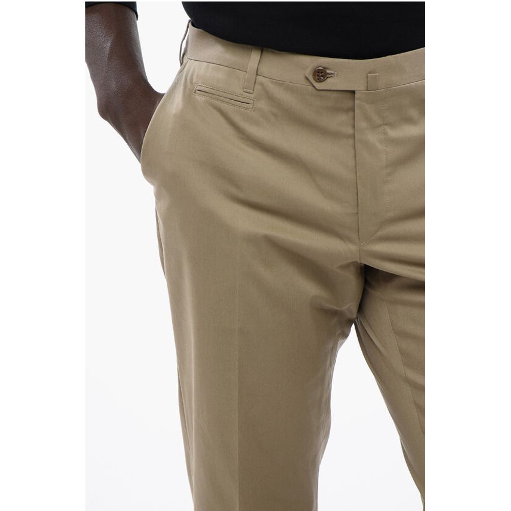 Corneliani Cotton Blend ACADEMY Pants with Zipped Pockets