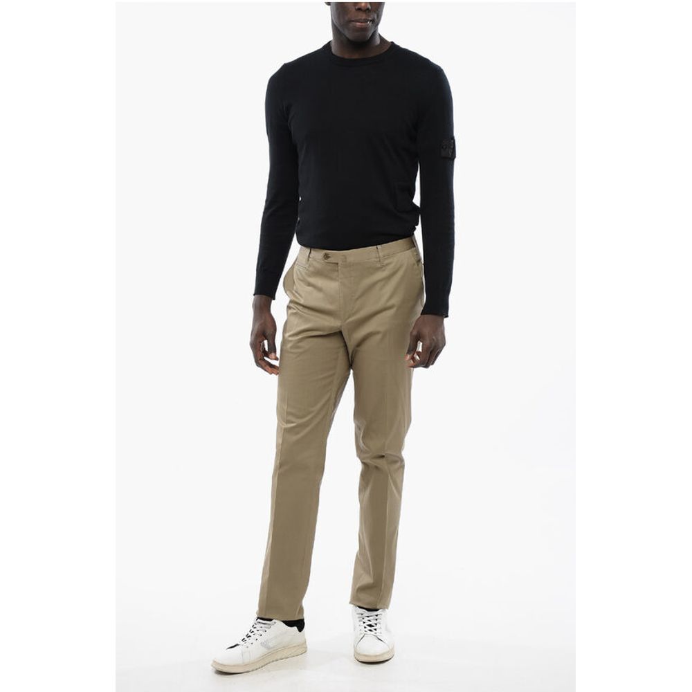 Corneliani Cotton Blend ACADEMY Pants with Zipped Pockets