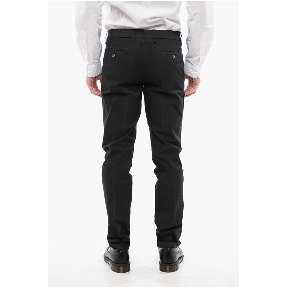 Corneliani ID Stretch Cotton Chinos Pants with Belt Loops