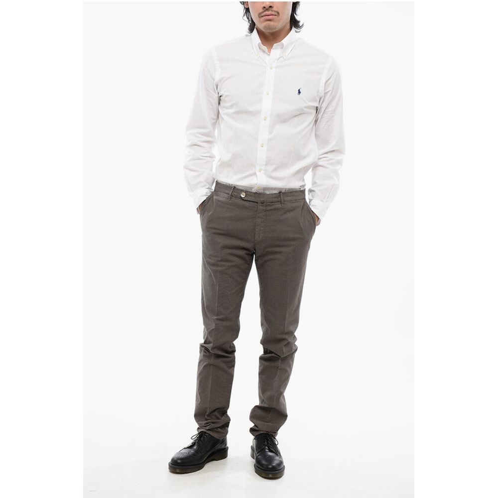 Corneliani ID Cotton Houndstooth Pants