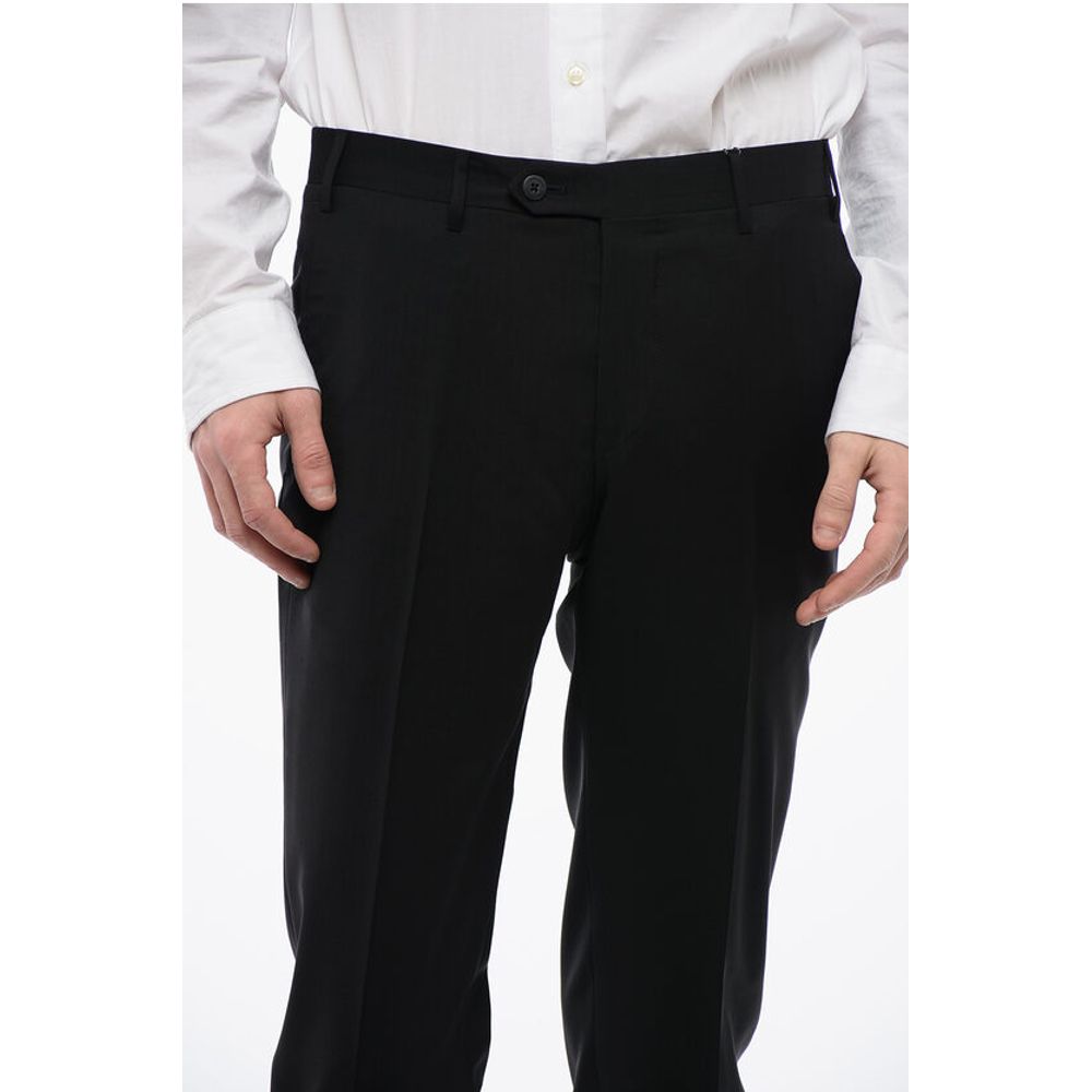 Corneliani 4-Pocketed LEADER Wool Blend Pants