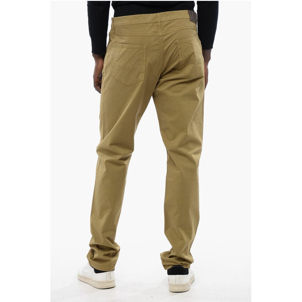 Corneliani ID 5-Pocketed Stretch Cotton Pants with Belt Loops