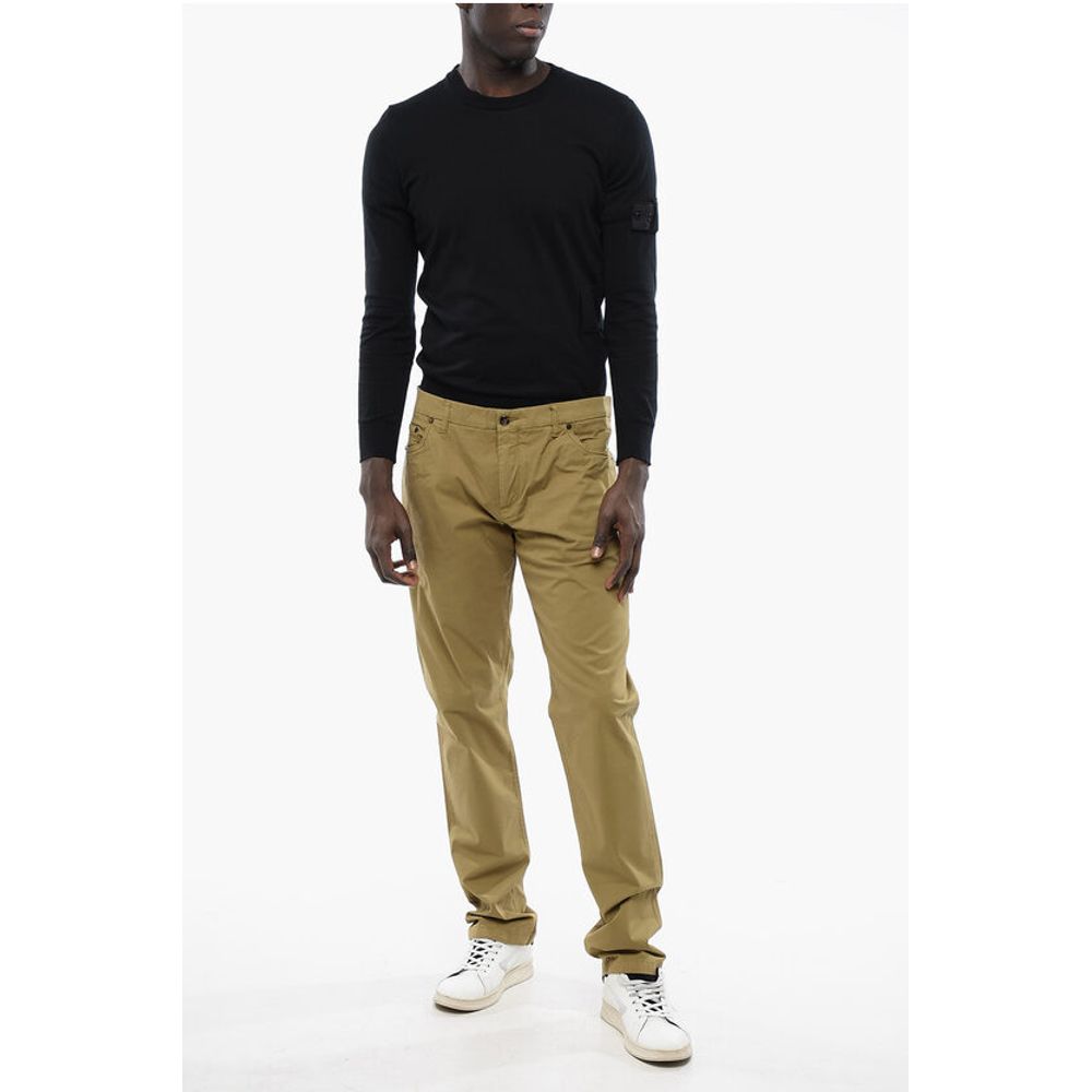 Corneliani ID 5-Pocketed Stretch Cotton Pants with Belt Loops