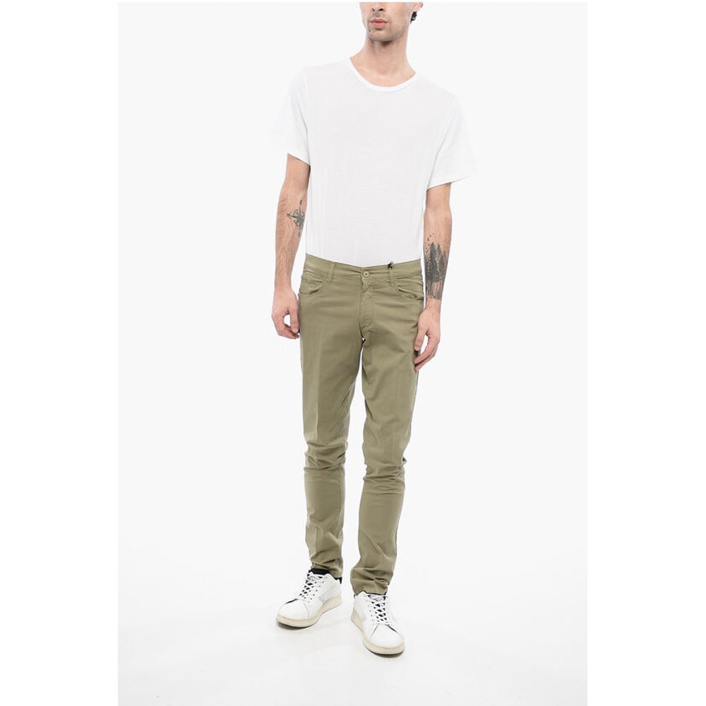 Corneliani CC COLLECTION 5-Pocketed Stretch Cotton Pants