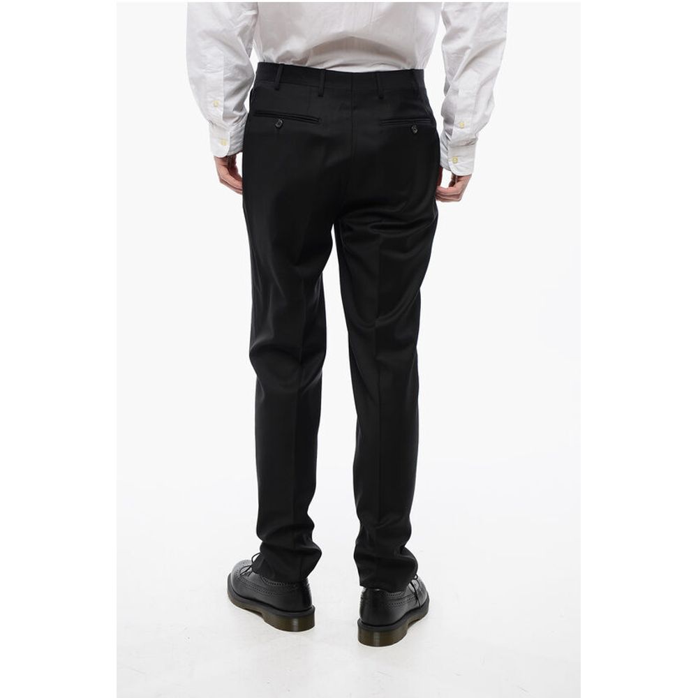 Corneliani CC COLLECTION 4-Pocketed Virgin Wool Pants