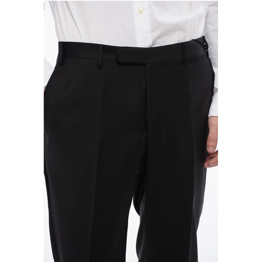 Corneliani CC COLLECTION 4-Pocketed Virgin Wool Pants