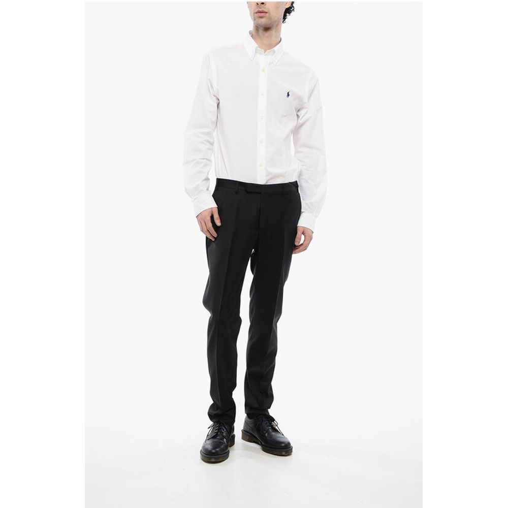 Corneliani CC COLLECTION 4-Pocketed Virgin Wool Pants