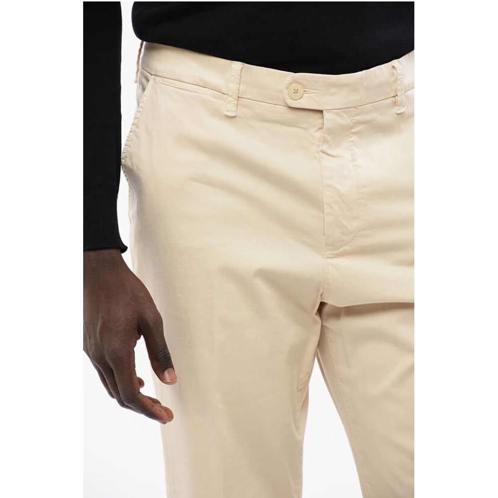 Corneliani ID Regular Waist Cotton Stretch LENDINARA Chinos Pants