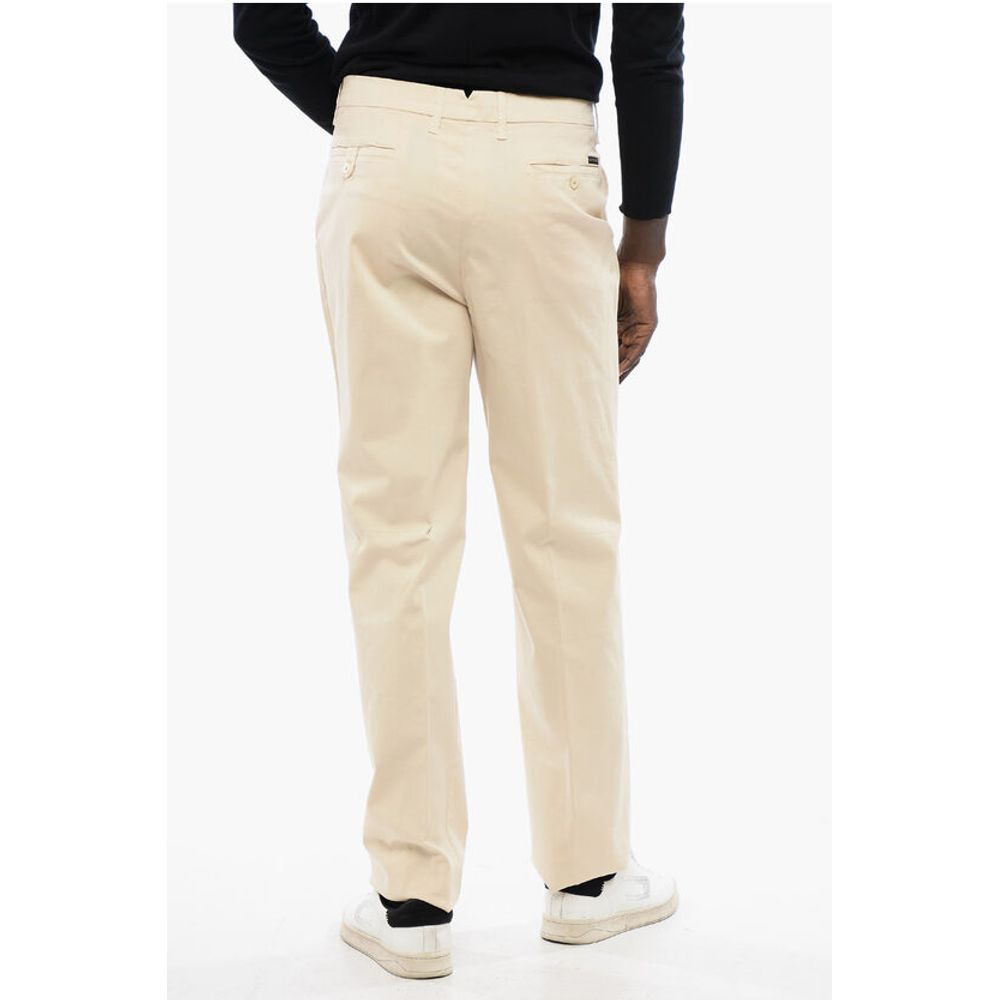 Corneliani ID Regular Waist Cotton Stretch LENDINARA Chinos Pants