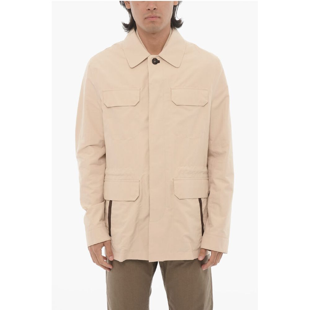 Corneliani Double-layered Blazer with Hidden Placket