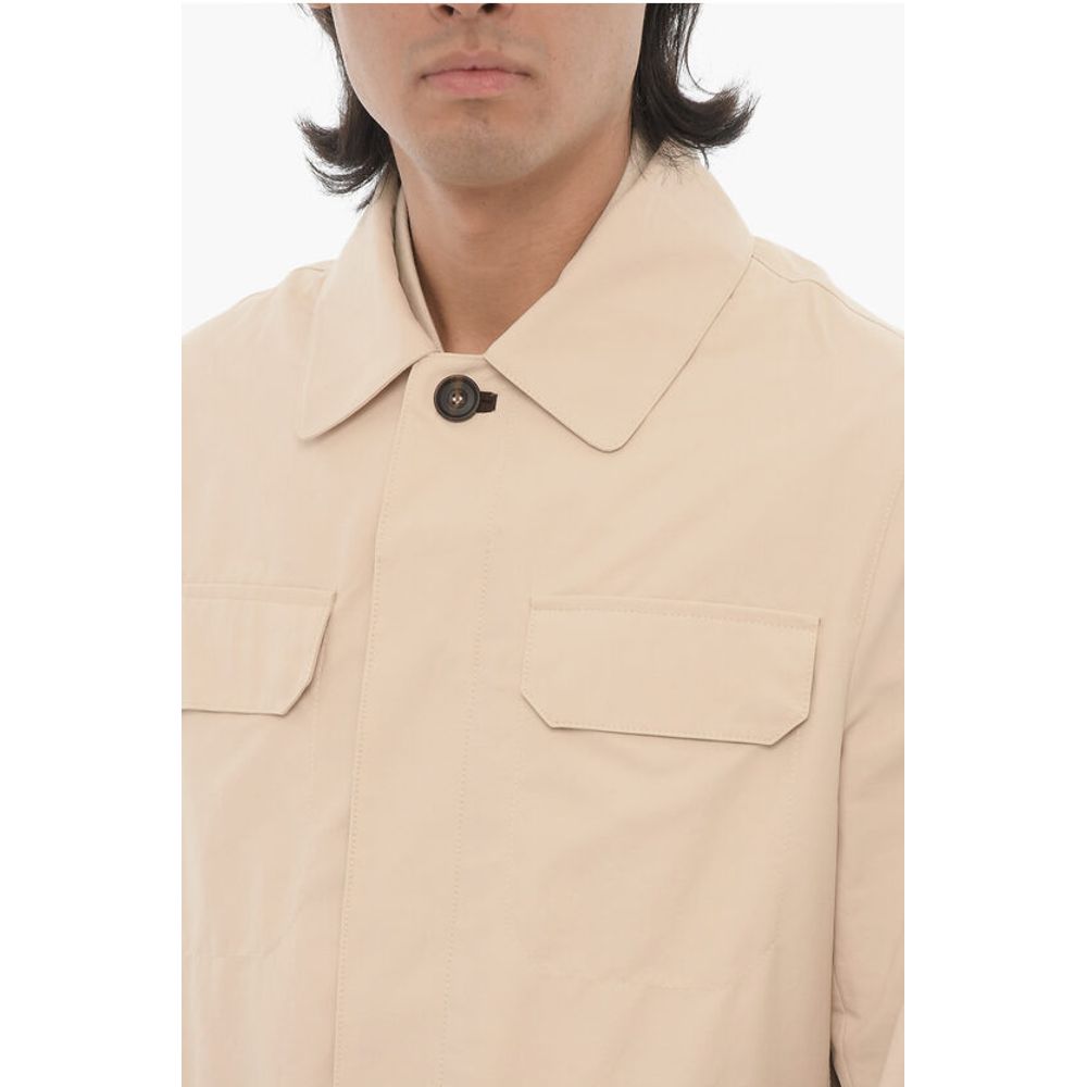 Corneliani Double-layered Blazer with Hidden Placket