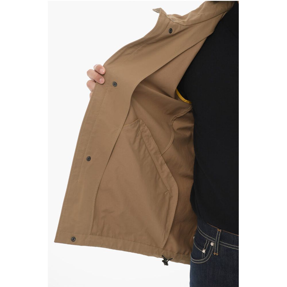 Corneliani CC COLLECTION Contrasting-hooded Windbreaker Jacket