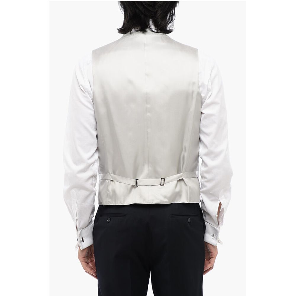Corneliani CC COLLECTION Two-Tone Double Breasted Waistcoat