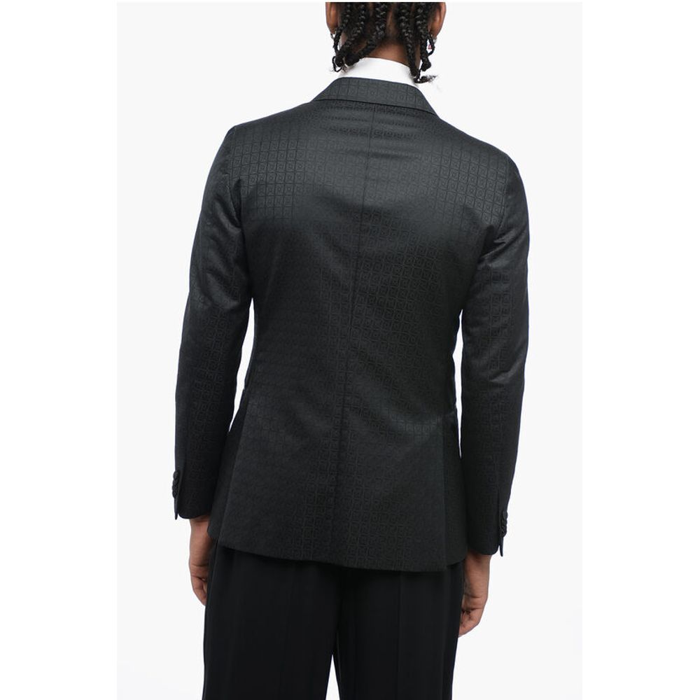 Corneliani CC COLLECTION Double-breasted CERIM. REWARD Jacquard Virgin