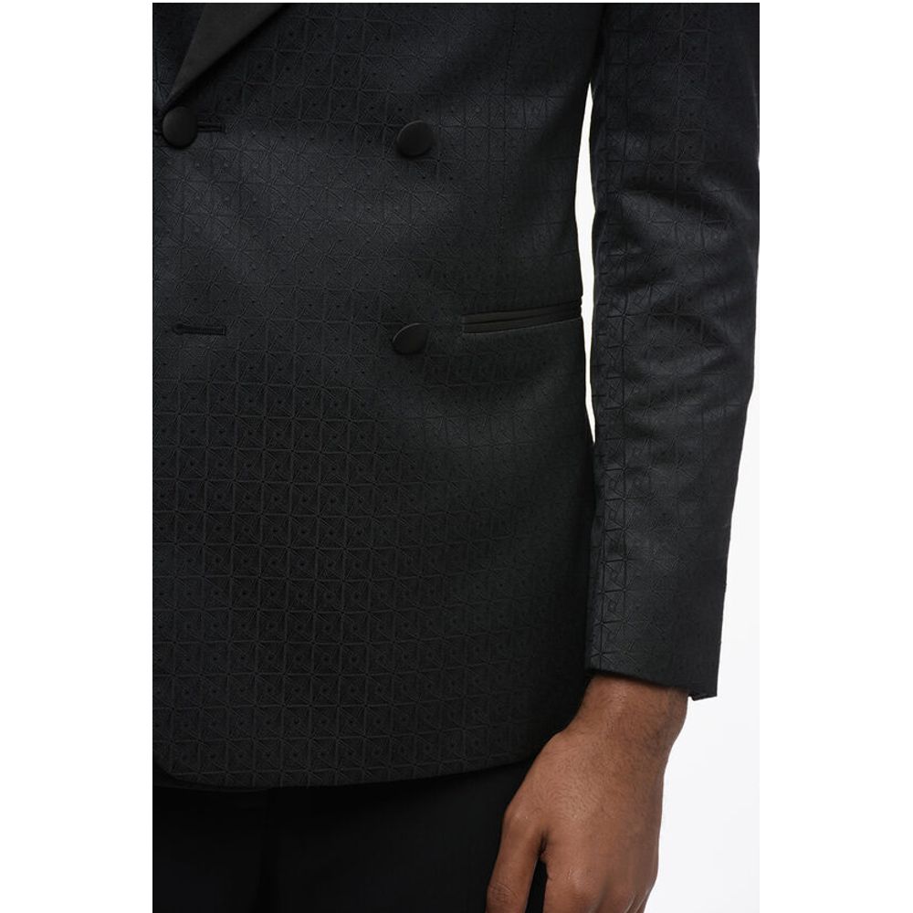 Corneliani CC COLLECTION Double-breasted CERIM. REWARD Jacquard Virgin