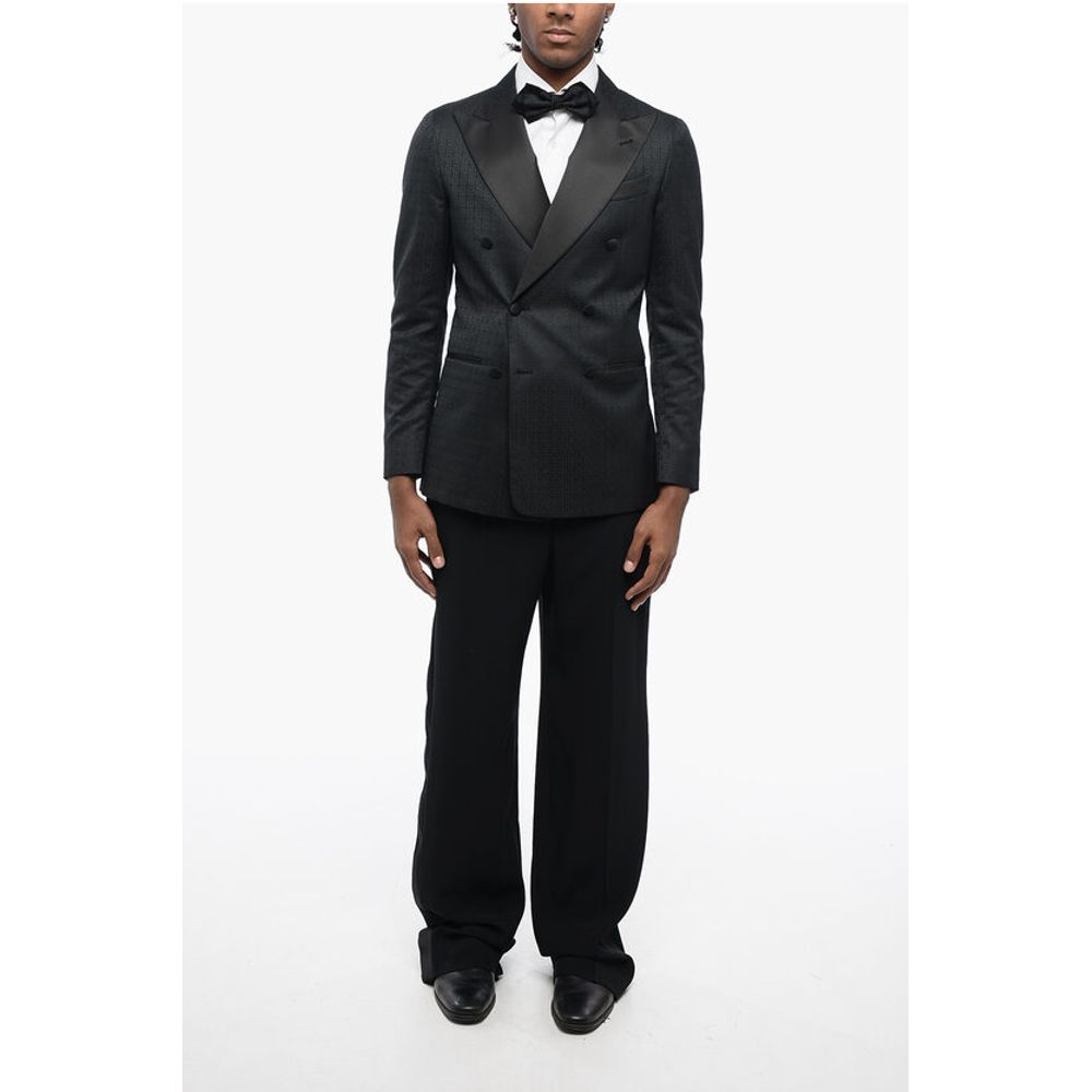 Corneliani CC COLLECTION Double-breasted CERIM. REWARD Jacquard Virgin