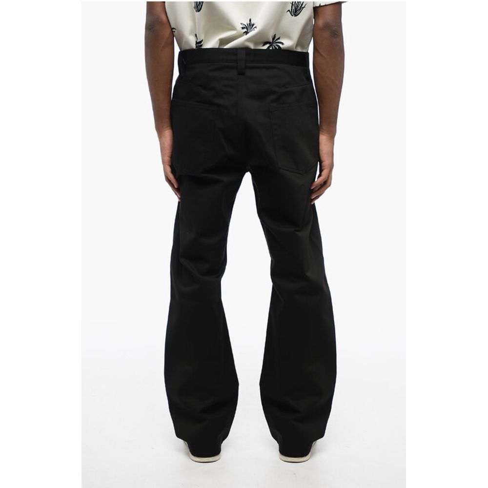 Jil Sander 5-Pocket Twill Cotton Pants with Belt Loops