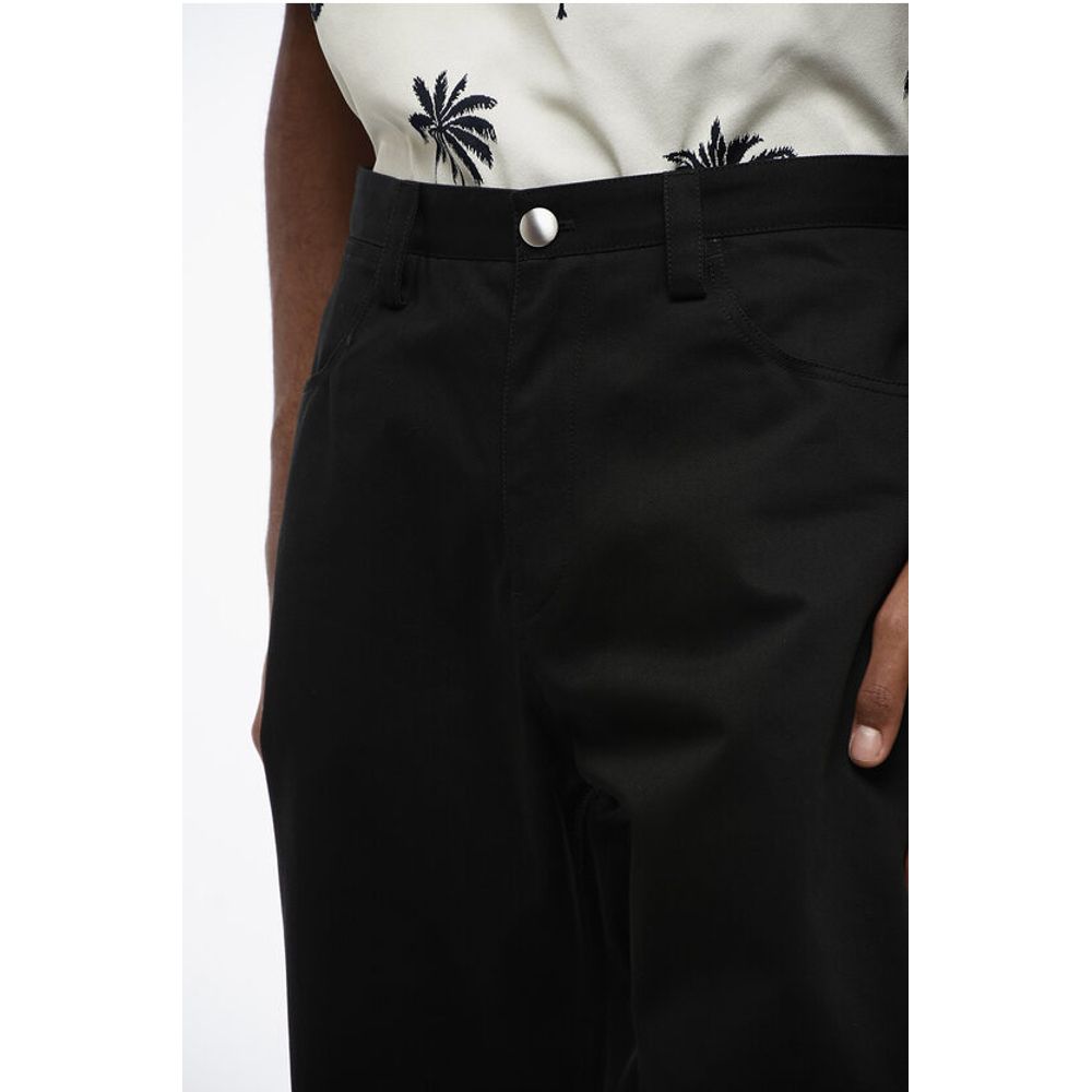 Jil Sander 5-Pocket Twill Cotton Pants with Belt Loops