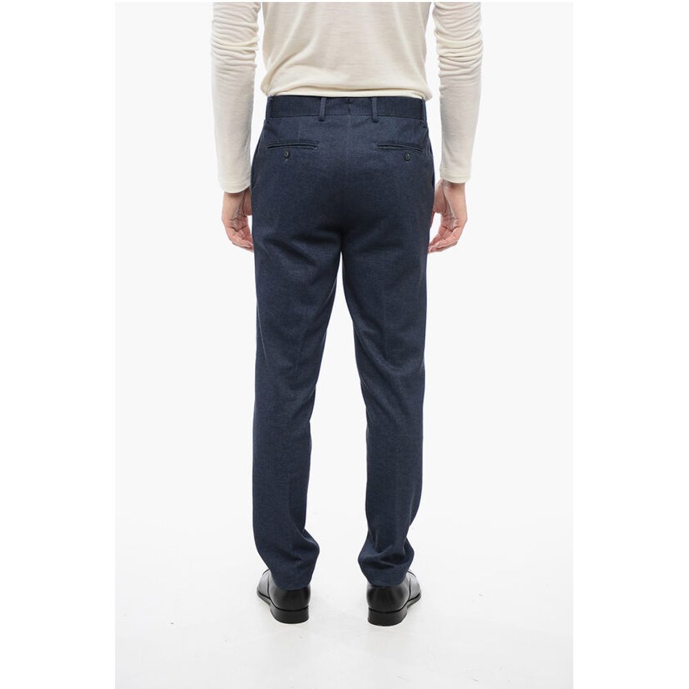 Corneliani CC COLLECTION Cotton Blend Suit with Notch Lapel and Patch P