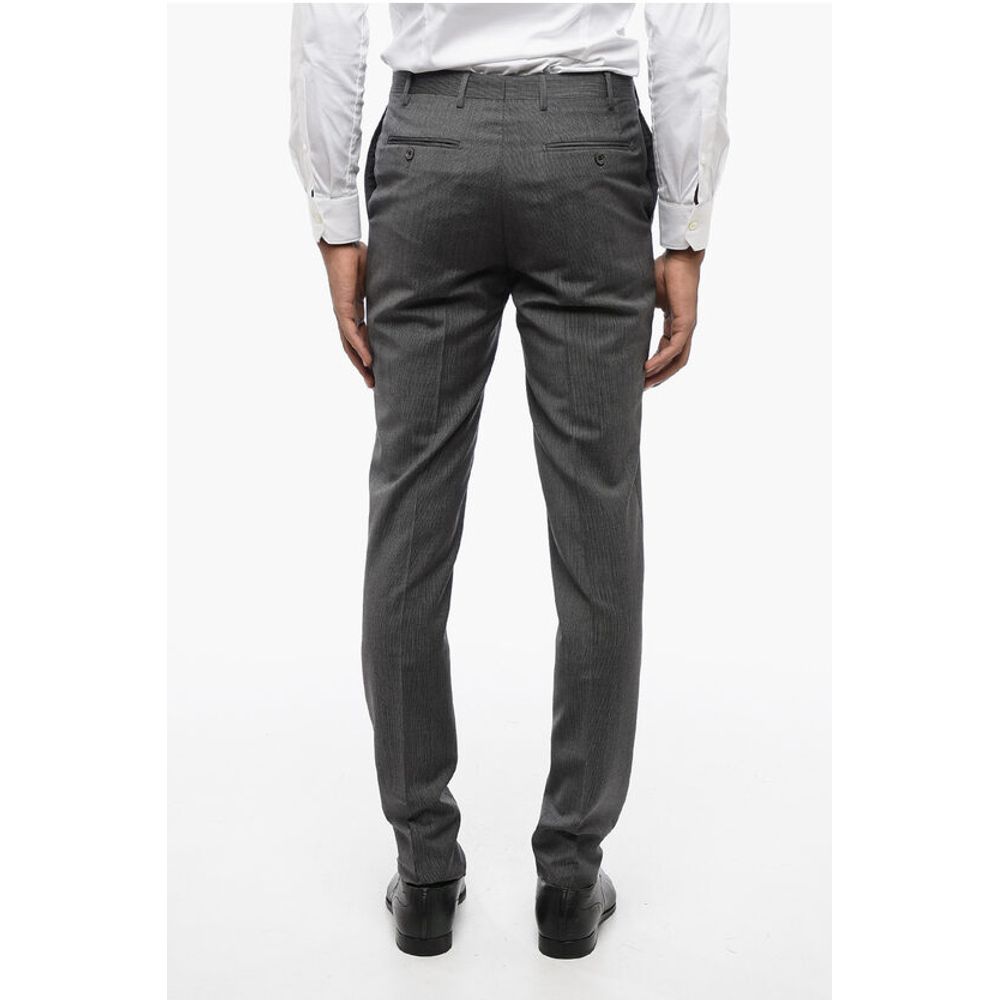 Corneliani CC COLLECTION Pinstriped Center Vent Peak Lapel CERIM.REFINE
