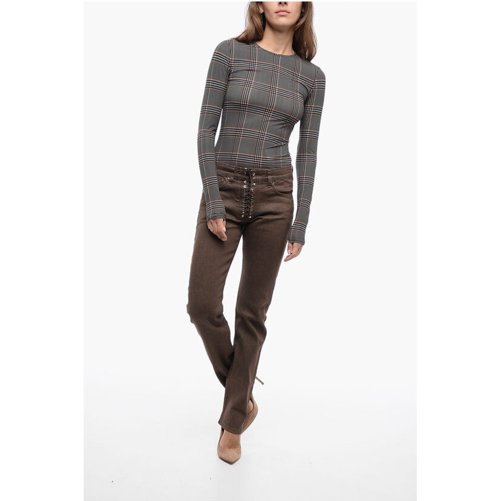 Ludovic de Saint Sernin 5-Pocket Skinny Fit Pants with Lace-up Detail