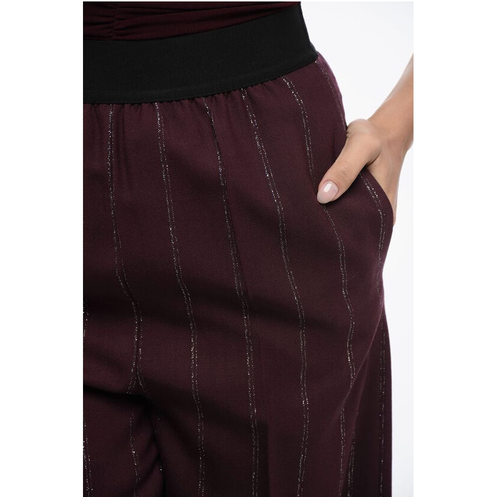 Stella McCartney Flanel Pants with Lurex Detail