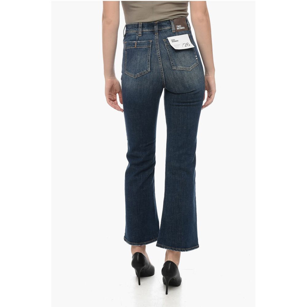 Two Women Two Men Flared GERBERA Denims with Patch Pockets 23cm