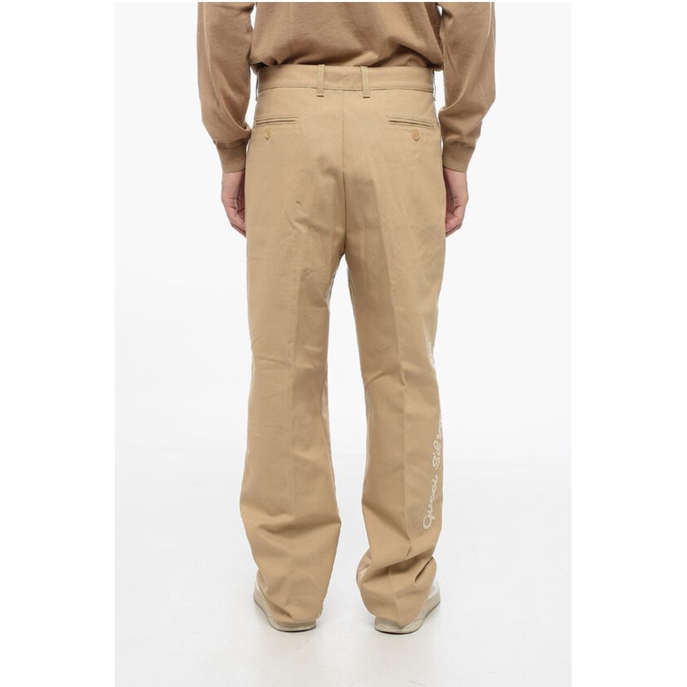 Gucci Cotton SIL VOUS PLAIT Chinos Pants
