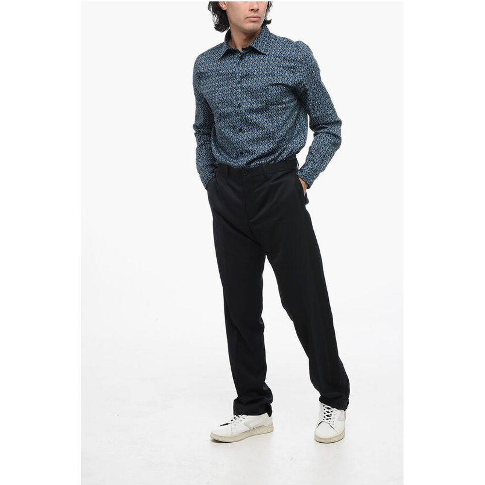 Dior PETER DOIG 4-Pocketed Wool Pants with Ankle Martingale