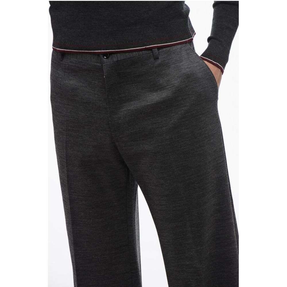 Dolce & Gabbana Wool Blend Stretchy Pants