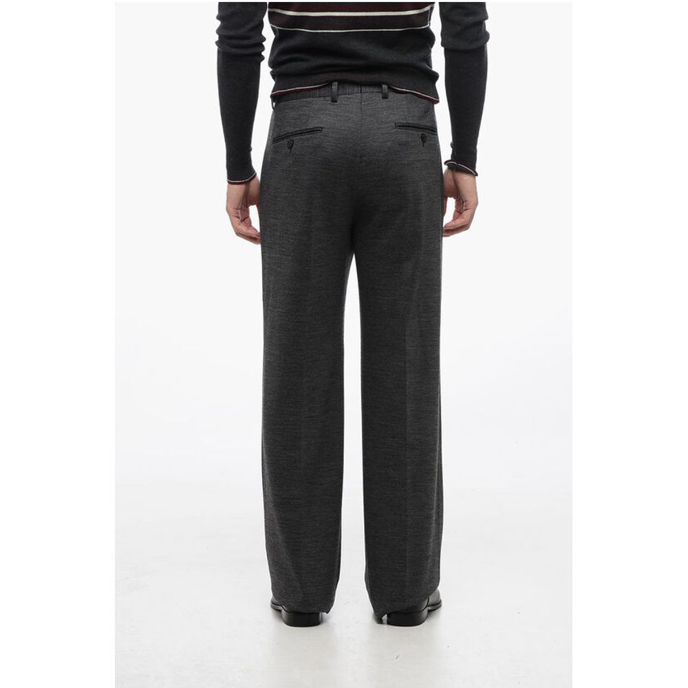Dolce & Gabbana Wool Blend Stretchy Pants