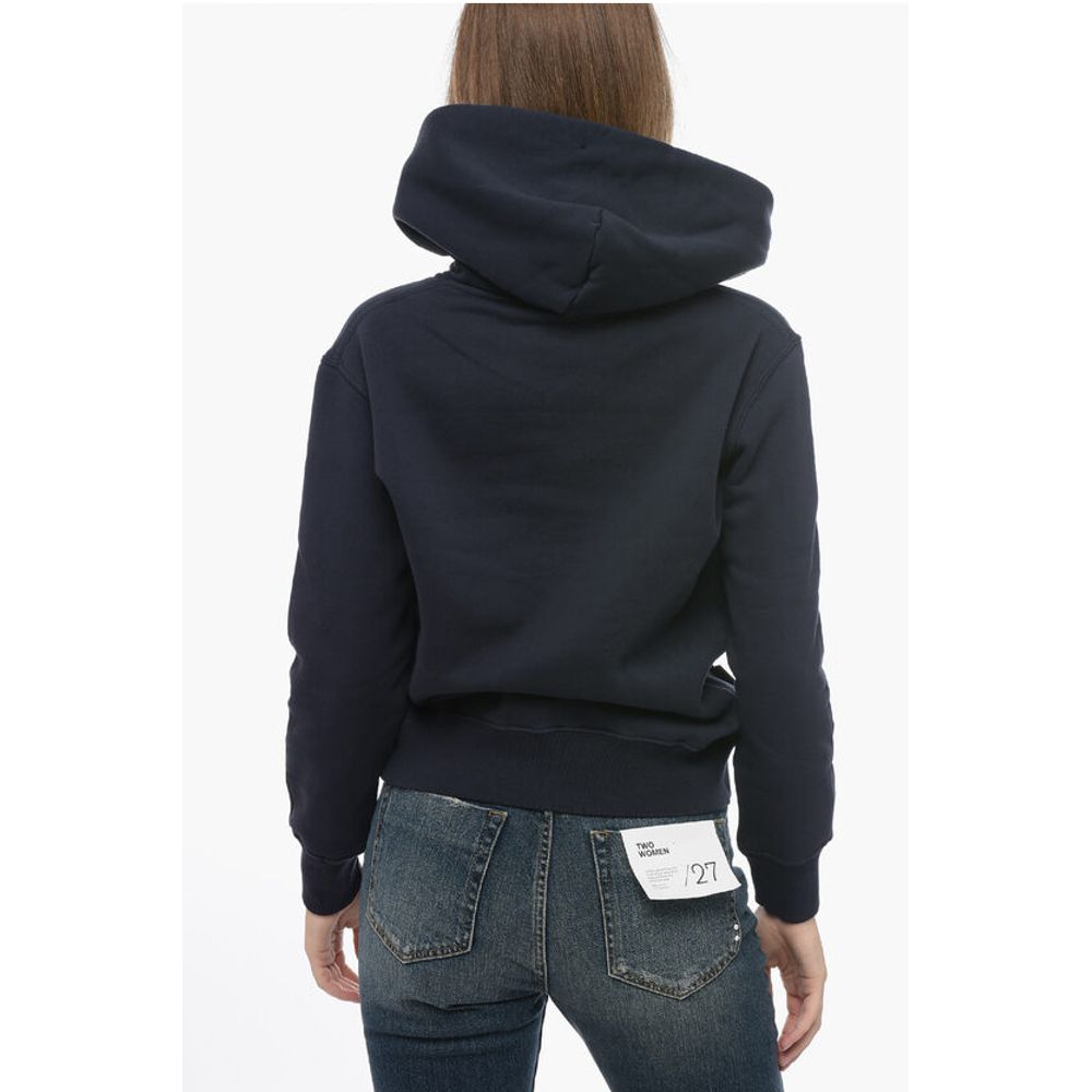 Autry Fleeced cotton Hoodie with Contrasting Logo