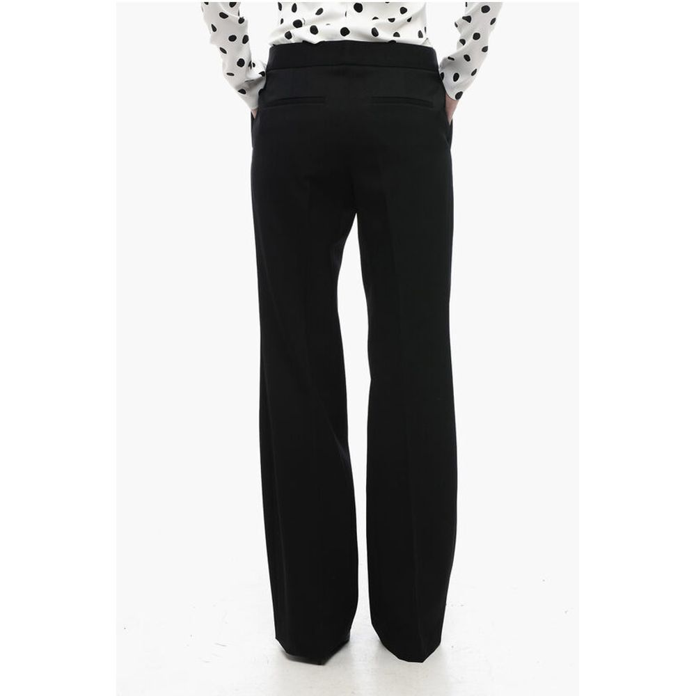 Jil Sander Grain de Poudre Wool Pants with Relaxed Fit