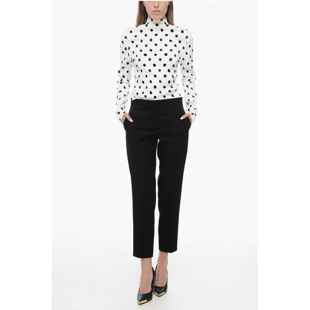 Jil Sander Front-pleated Cropped Pants