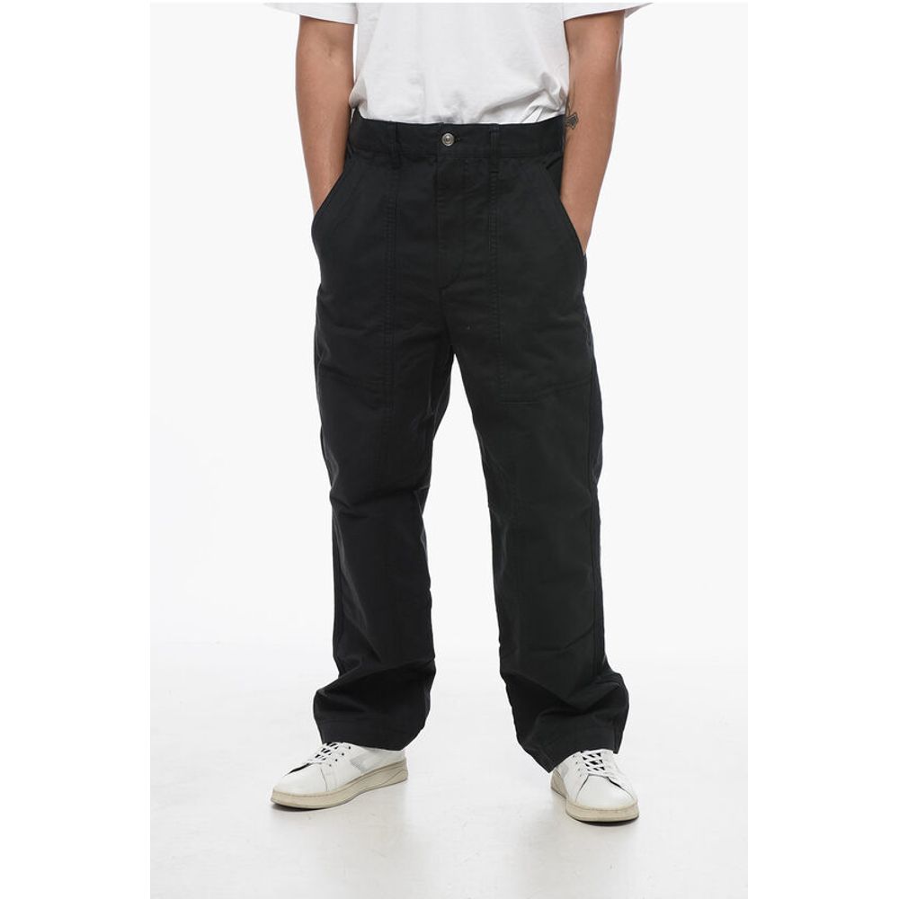 Isabel Marant Cotton Carrot Fit Pants with Belt Loops