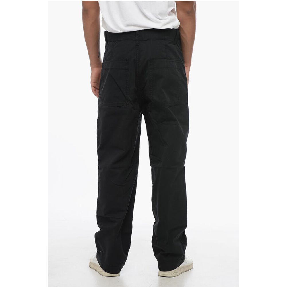 Isabel Marant Cotton Carrot Fit Pants with Belt Loops