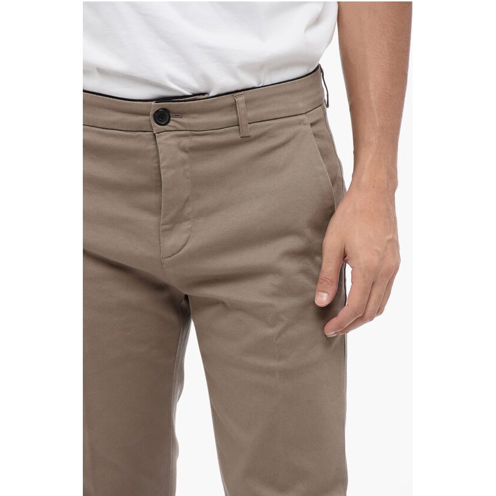 Department 5 Solid Color Stretch Cotton Chino Pants