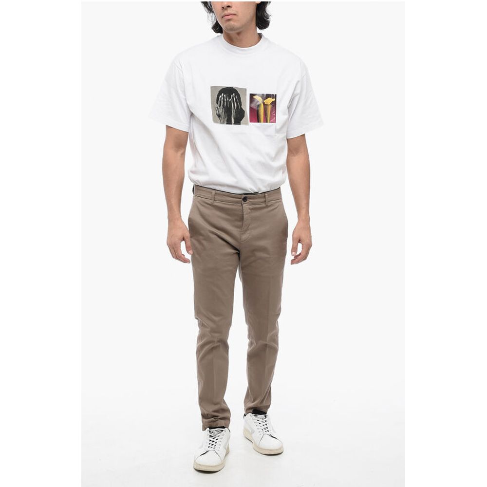 Department 5 Solid Color Stretch Cotton Chino Pants