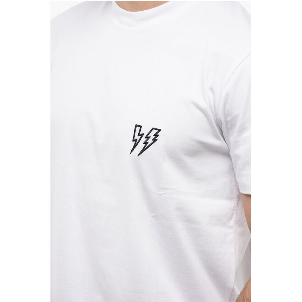 Neil Barrett Cotton DOUBLE BOLT Slim Fit T-Shirt