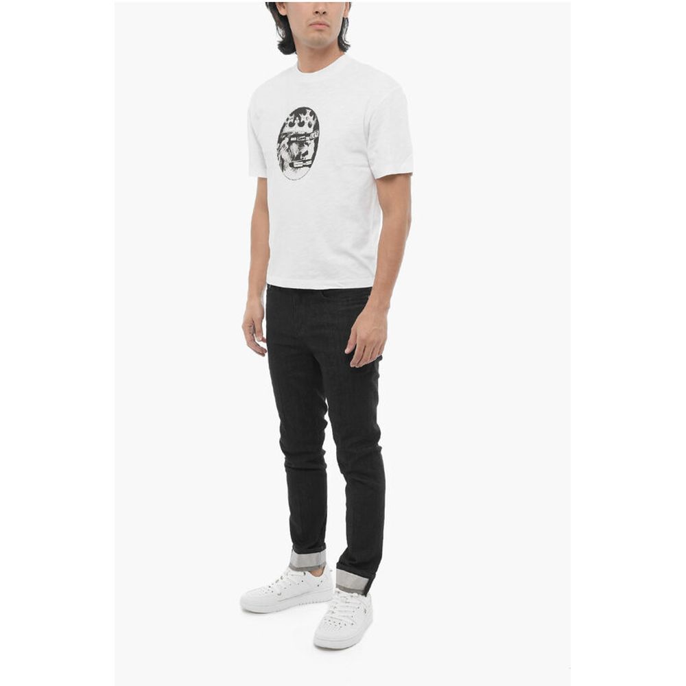 Neil Barrett Printed slim Fit ROCK BAND ZODIAC LEON Crew-neck T-shirt