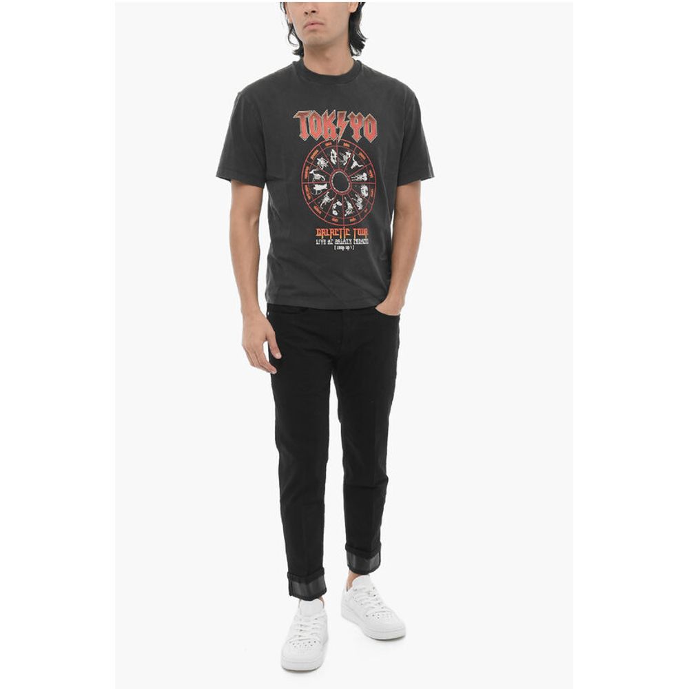Neil Barrett Printed TOKYO GALACTIC TOUR Crew-neck T-Shirt