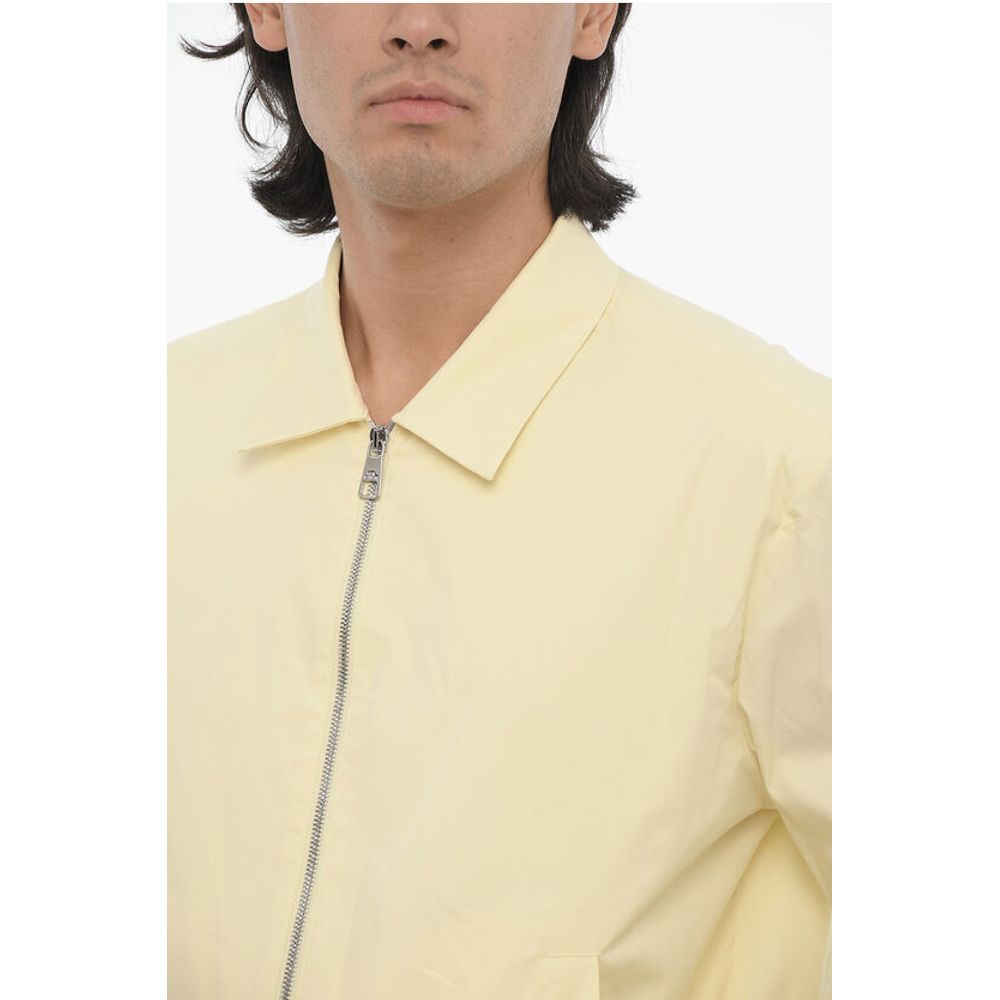 Neil Barrett Solid Color Harrington Jacket with Zip Closure