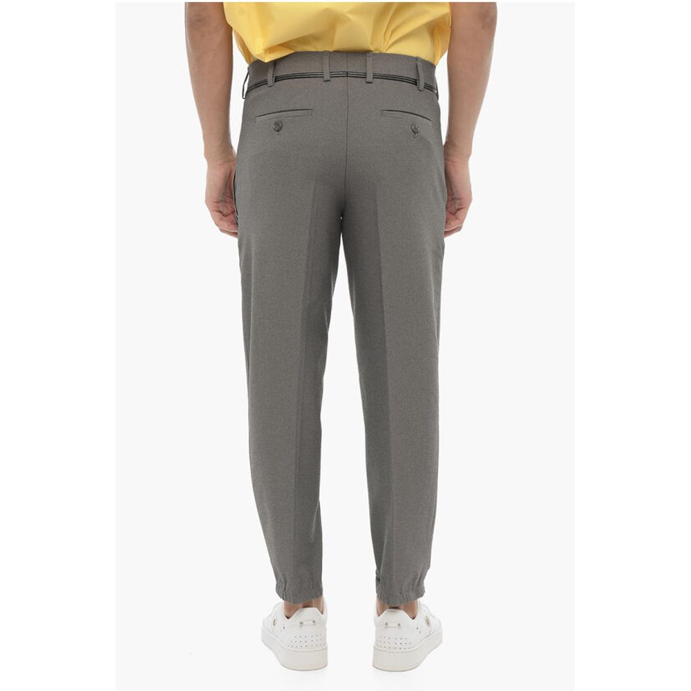 Neil Barrett Regular Fit Slim Fit Pants with Belt Loops