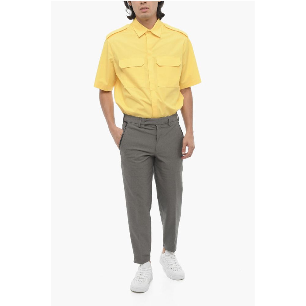 Neil Barrett Regular Fit Slim Fit Pants with Belt Loops