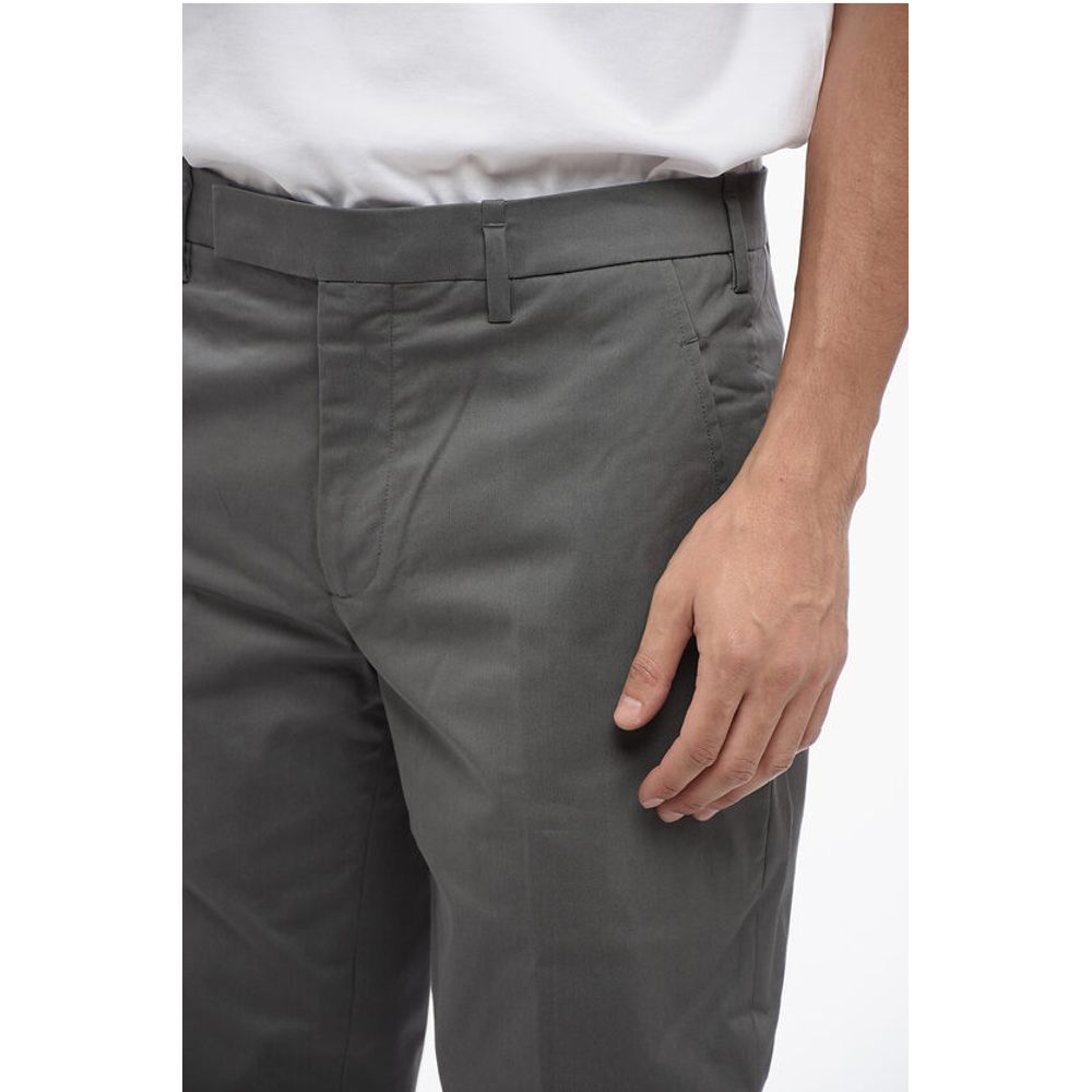 Neil Barrett Cotton Blend Slim Fit Chinos Pants