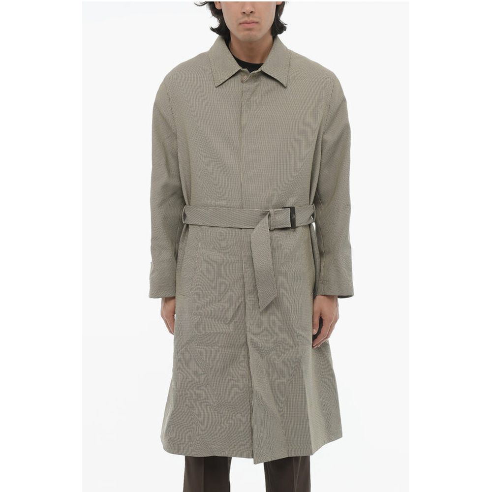 Neil Barrett Embroidered RAINMAC Coat with Belt
