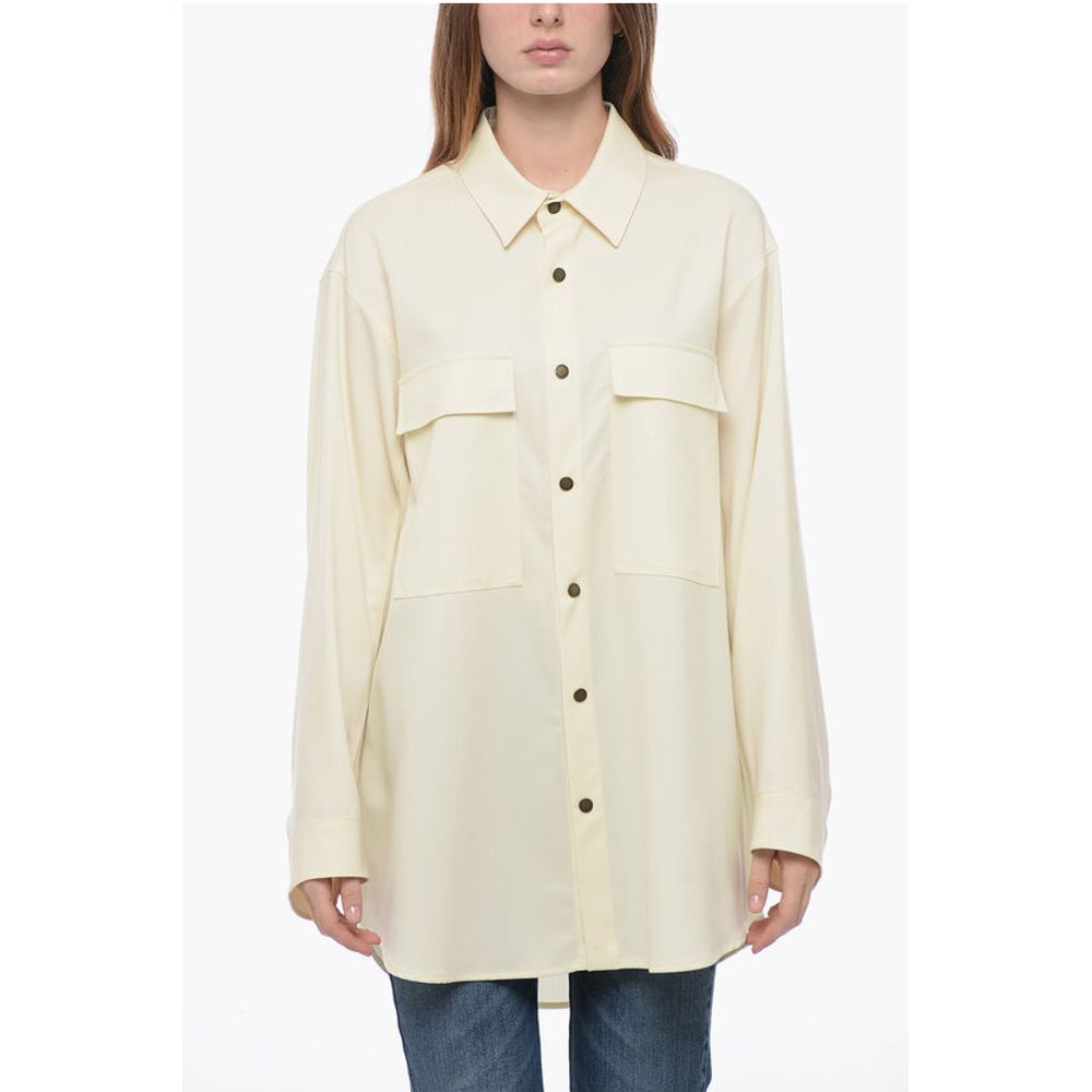 Darkpark Cool Wool Shirt with Oversized Fit