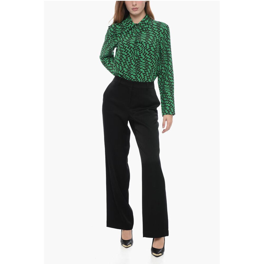 Michael Kors Pantaloni Satin with Flared-Fit